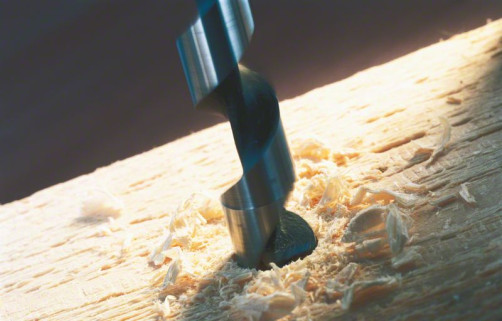 Wood screw drill, hex shank 26 x 470 x 600 mm, d 11.1 mm