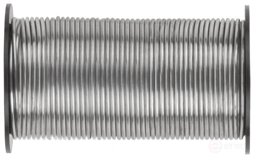 Solder POS 61 without rosin, wire diameter 1 mm, on a coil, 50 gr.