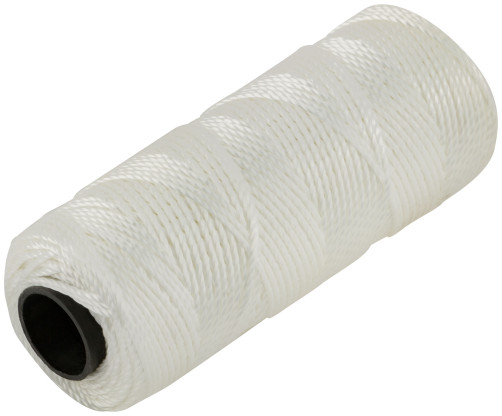 Twisted thread on a bobbin 1.1 mm x 100 m, 680 tex, r/n = 35 kgf, white
