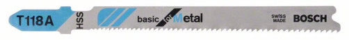 Saw blade T 118 A Basic for Metal, 2608631507