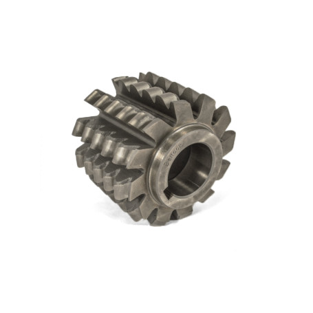 Screw milling cutter for sprocket teeth t=8 dp=5 B P6M5 (2523-0132) 63x50x27 (2gr.36 min.) 3911 Z=12 isp2 Beltools