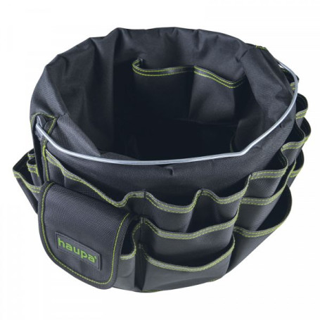 Bag for fixing tools on construction buckets
