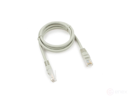 Ripo Standard UTP4 Cat 5E Patch Cord, Cu, RJ45, 1.5 m (grey)
