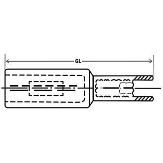 Pressed aluminum-copper connector 185/240/120