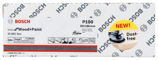 Шлифлист 93 x 186 mm, 100, 2608621244