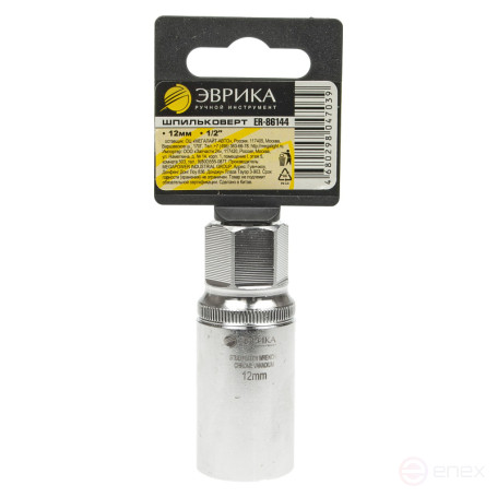 Bolt ER-86144 1/2" 12mm, on a EUREKA /1/100 plastic holder