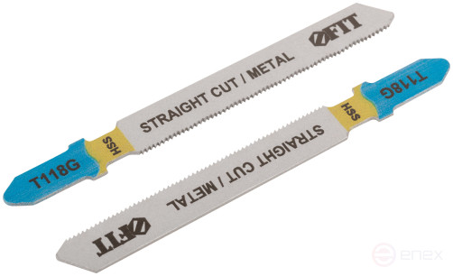 Полотна по металлу, HSS, фрезерованные, волнистые зубья, 76/51/0,7 мм (Т118G), 2 шт.