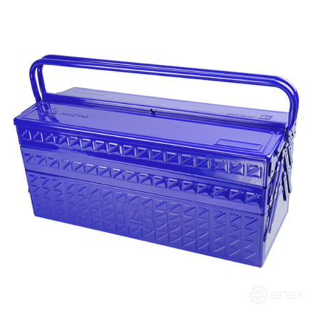 Tool box, 5 compartments, folding, blue MASTER 510-05420B