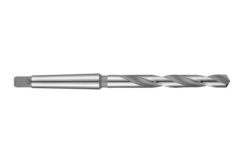 Drill bit with 4-sided sharpening and soldered t/s plate A16611.0
