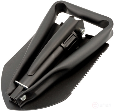 Лопатка автомобильная (L-580мм; складная; с киркой; в чехле) АвтоDело 44001