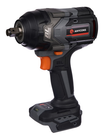 Anycons 850 Nm AC-SD852 Brushless Impact Wrench, 2 Batteries + Charger