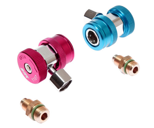 Quick-release connector for a 2-piece pressure gauge manifold (1/4x1/4 M14x1.5) JTC /1/5/50