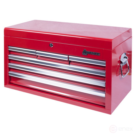 Tool box, 6 drawers and a compartment, red MASTER 511-06570R