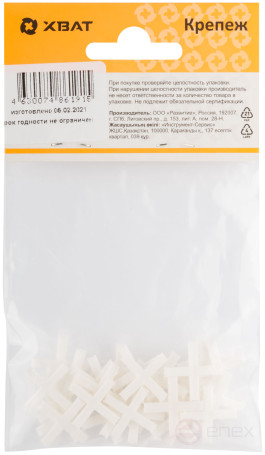 Crosses for tiles 3.0 mm (packing 30 pcs.)