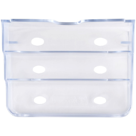 Подставка для визиток настольная СТАММ 70*102мм, 3 отделения, прозрачная