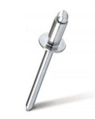 Rivet exhaust open MESSER Steel/Steel Standard sideboard 6.0X12 mm (Pack of 50 pcs.)