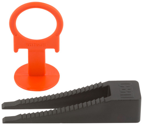 SVP (Tile Leveling System), Clips "Ring" 40 pcs. + Wedges 40 pcs., set, seam width 1.8 mm