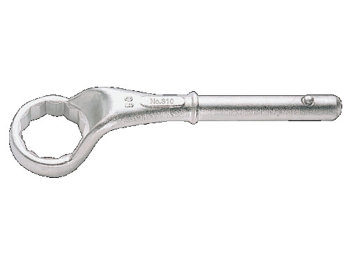 Ключ накидной изогнутый, 80 мм