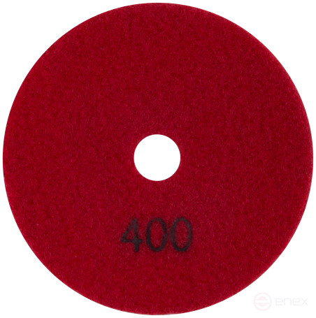 Алмазный гибкий шлифовальный круг АГШК (липучка), сухое шлифование, 100 мм, Р 400