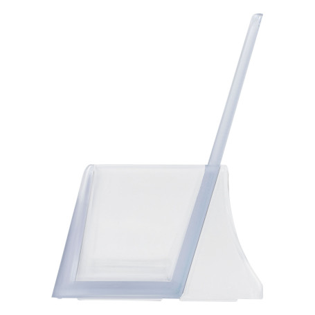 Business card holder desktop STAMP, 40*100mm, transparent