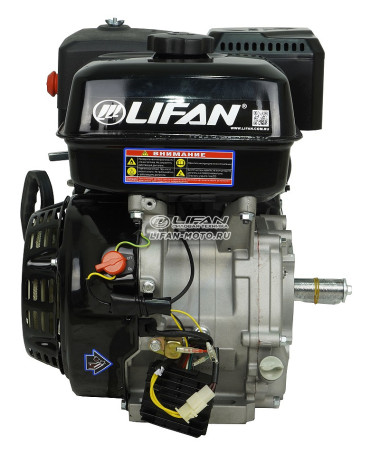 Двигатель Lifan NP445, вал 25мм, катушка 7 Ампер