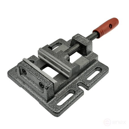 Machine tool vise for drilling machines, non-rotating L jaws 75 mm, series Q1975 TORNERI T025888