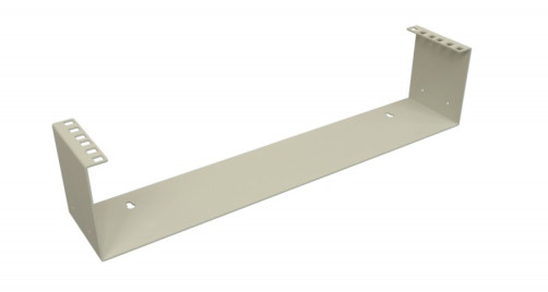 BW19-2U-110F-RAL7035 Wall bracket for 19" equipment, height 2U, depth 110 mm, fixed, color gray (RAL 7035)