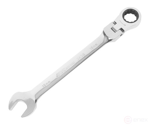 Ключ комбинированный 18х18мм трещоточный шарнирный JTC