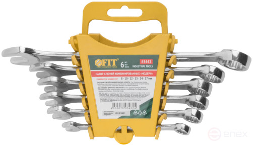 Ключи комбинированные в пластиковом держателе "Модерн", набор 6 шт. (8-17 мм)