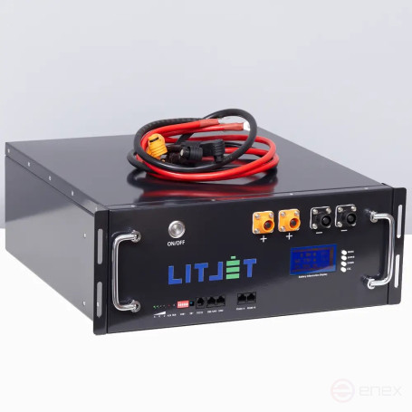 Lithium traction battery LITJET SMART LiFePO4 ( rack 19