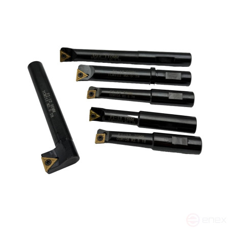 A set of 6 cutters. with fur. fastening of t/c plates to boring heads f 50 mm (F1-12 mm) TORNERI T024145