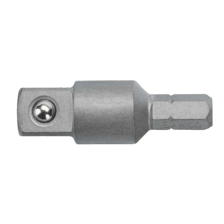 Adapter 1/4" 6-sided x 3/8" Square 38mm