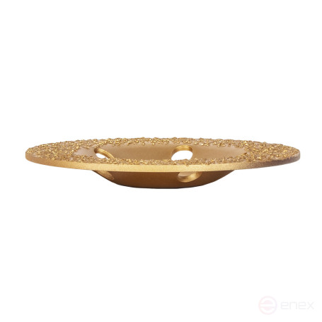 Чашка твёрдосплавная ПРАКТИКА 125 х 22 мм плоская, зерно # 24 мелкое (795-378)