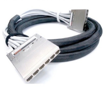 PPTR-CT-CSS/C6AS-D-CSS/C6AS-LSZH-3M-GY Претерминированная медная кабельная сборка с кассетами на обоих концах, категория 6A, экранированная, LSZH, 3 м, цвет серый