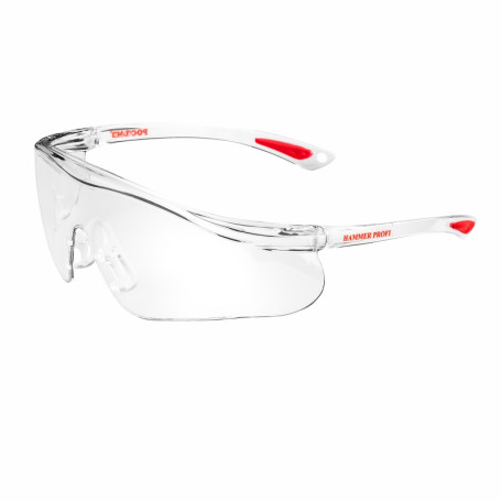 Safety glasses open O55 HAMMER PROFI StrongGlass (2C-1.2 PC), 30 pcs.