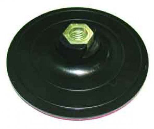 Support plate F125 mm, M14, for the ear, velcro base, rigid