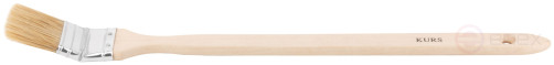 Кисть радиаторная, натур. светлая щетина, деревянная ручка 1,5" (38 мм)