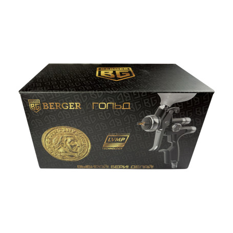 Pneumatic spray gun BERGER "GOLD" LVMP 1.3 mm BG1390