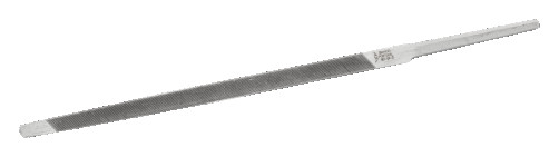 Ultra-thin triangular file without handle 125 mm, personal notch