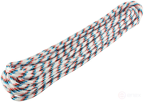 Канат полипропиленовый 24-х прядный с сердечником 10 мм х 20 м, р/н= 500 кгс