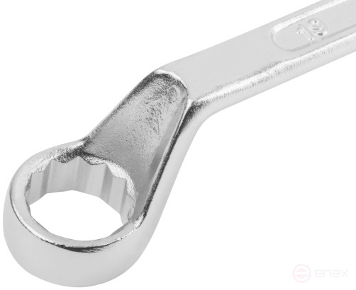 Ключ накидной "Хард", хромированное покрытие 17х19 мм