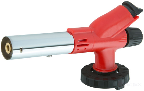 Gas burner with piezo ignition