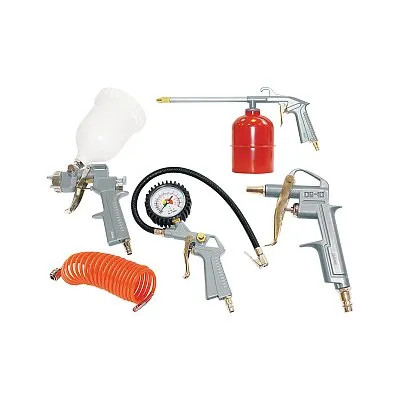 Set of pneumatic tools 5 items (k/r with upper tank)