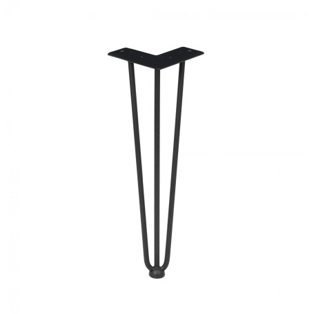 Опора меб. FLASH h410, черный AKS