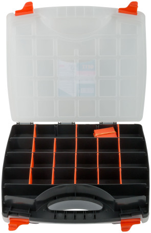 Ящик для крепежа (органайзер) двухсторонний 13" (325х280х85 мм)