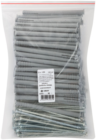 Polypropylene dowel-nail 8 x 120 (packing 100 pcs.)