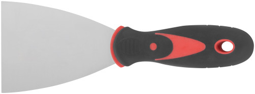 Spatula, stainless steelsteel, rubberized handle 3" (75 mm)