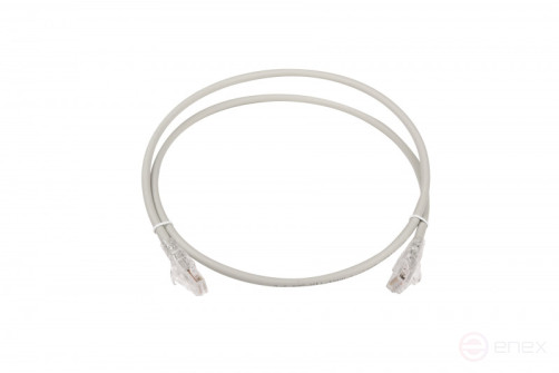 WRline WR-PC-RJ45-UTP-5E-1-GY Патч-корд U/UTP, категория 5е, 2xRJ45, неэкранированный, серый, LSZH, 1м