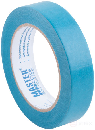 Masking tape for delicate surfaces, rice paper, heat resistant. up to 120°C, UV resistance up to 30 days, 25 mm x 50 m