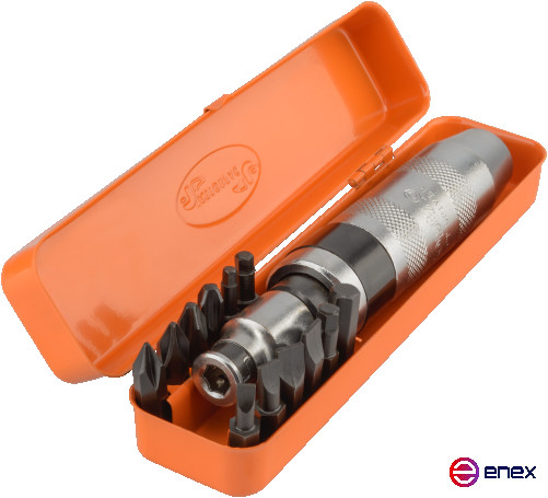 Impact-rotary screwdriver (12 nozzles S2;metal.the case) AvtoDelo PRO (40013)